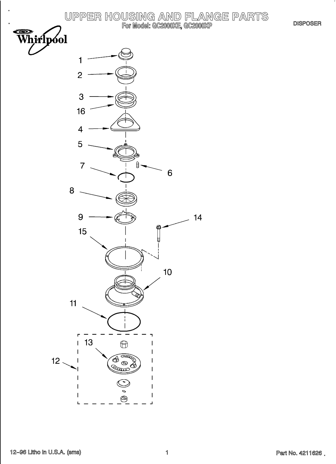 Whirlpool GC2000XE User Manual