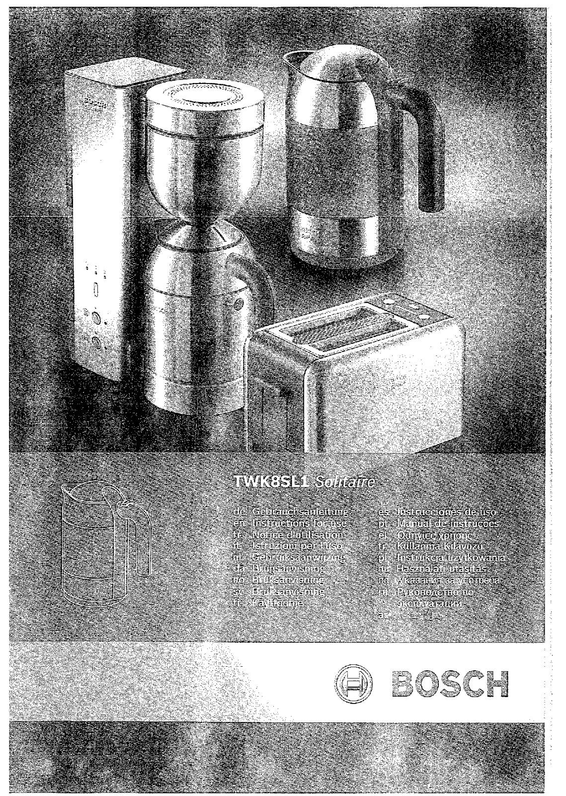 Bosch TWK-8 User Manual