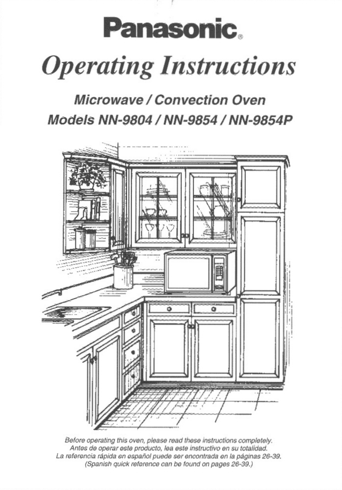 Panasonic nn-s9804 Operation Manual