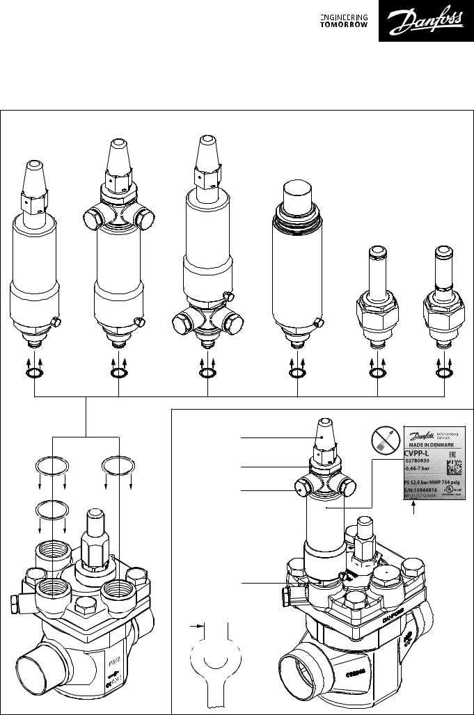 Danfoss CVP, CVPP, CVC, CVE, EVM NC Installation guide