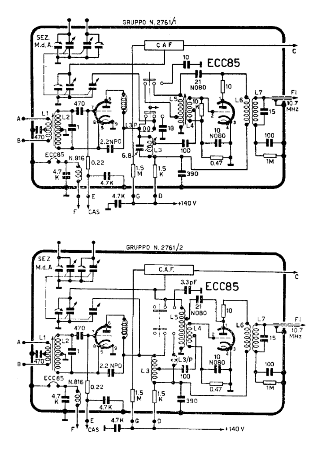 Geloso 2761 1, 2761 2 schematic - ManualMachine.com