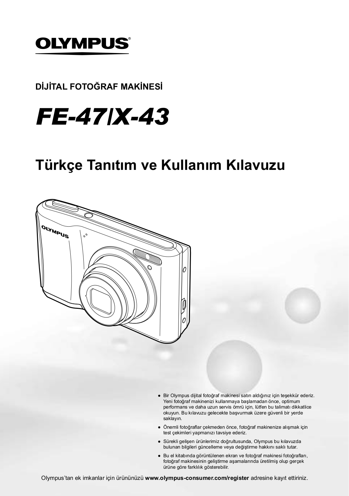 OLYMPUS FE-47 User Manual