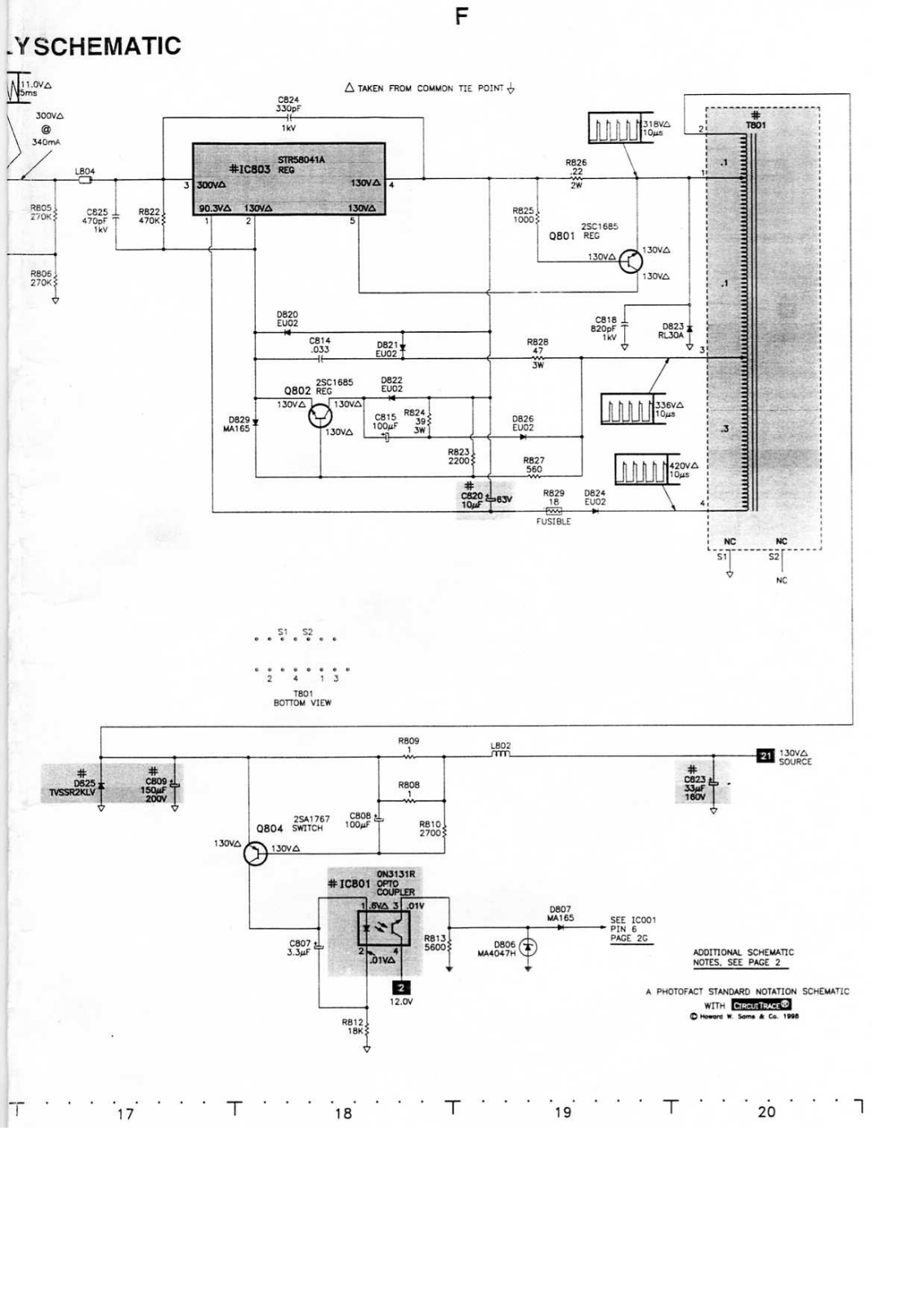 Panasonic CT G2936M Diagram