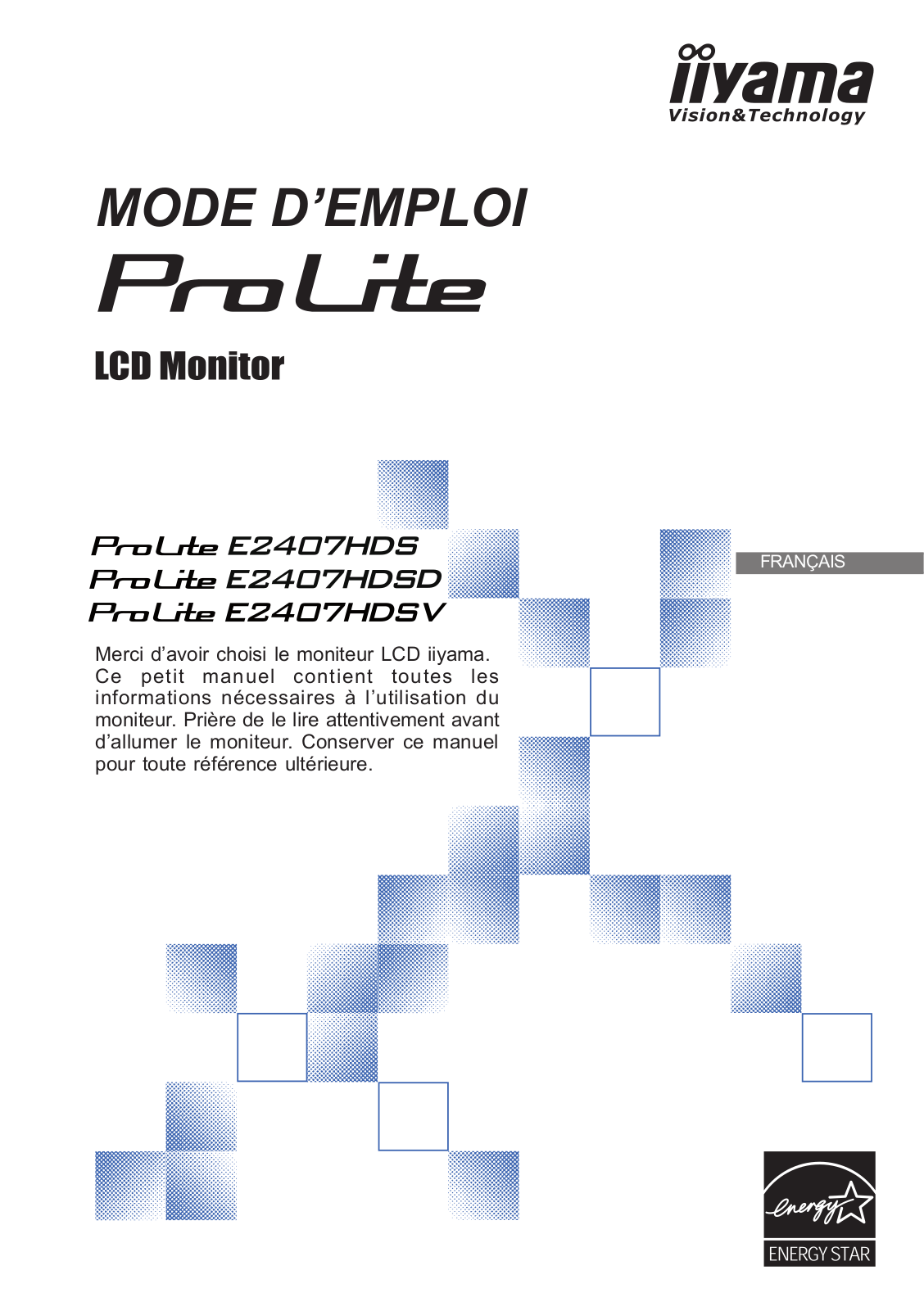 IIYAMA E2407HDS, E2407 User Manual