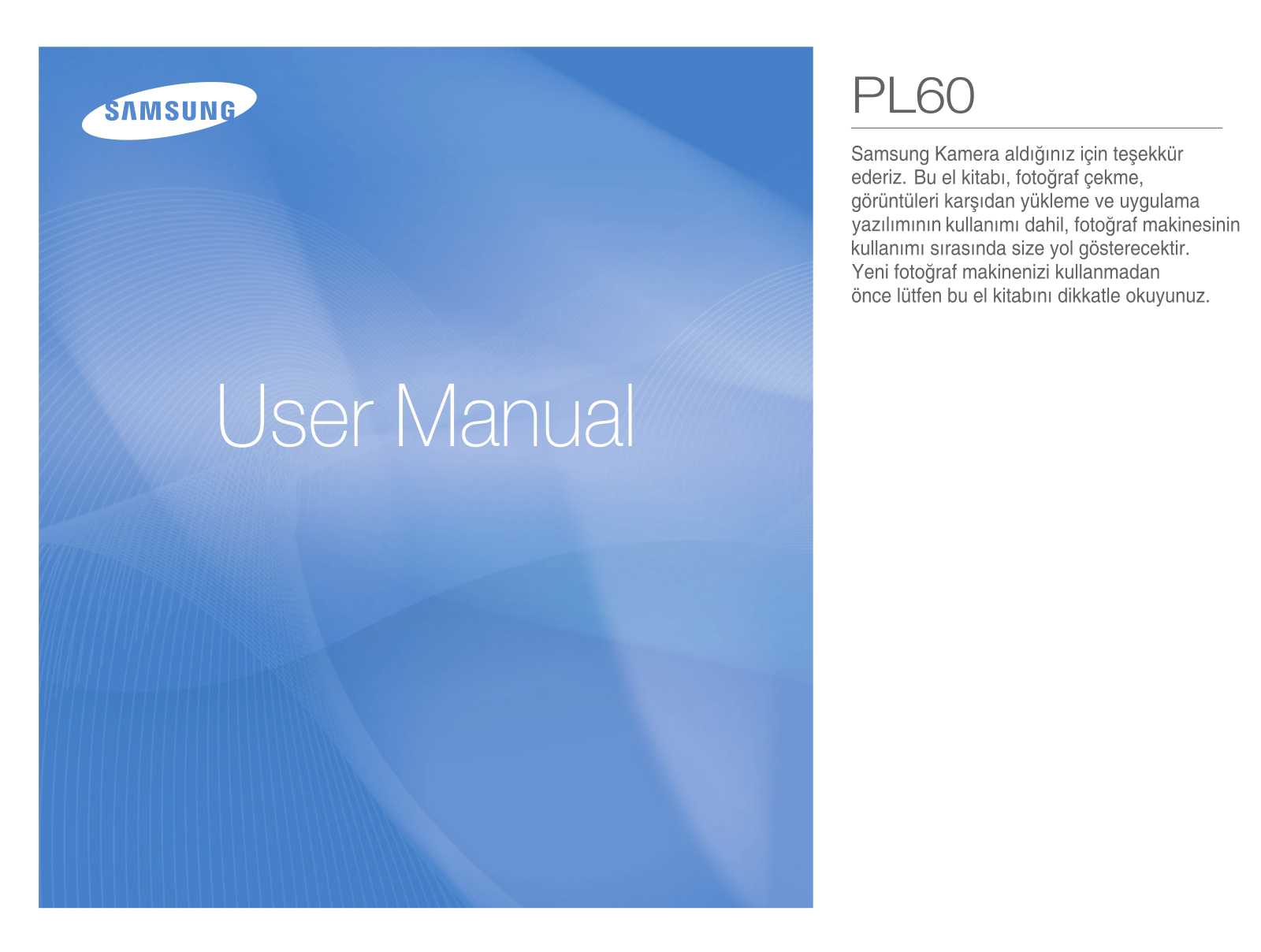 Samsung PL60 User Manual