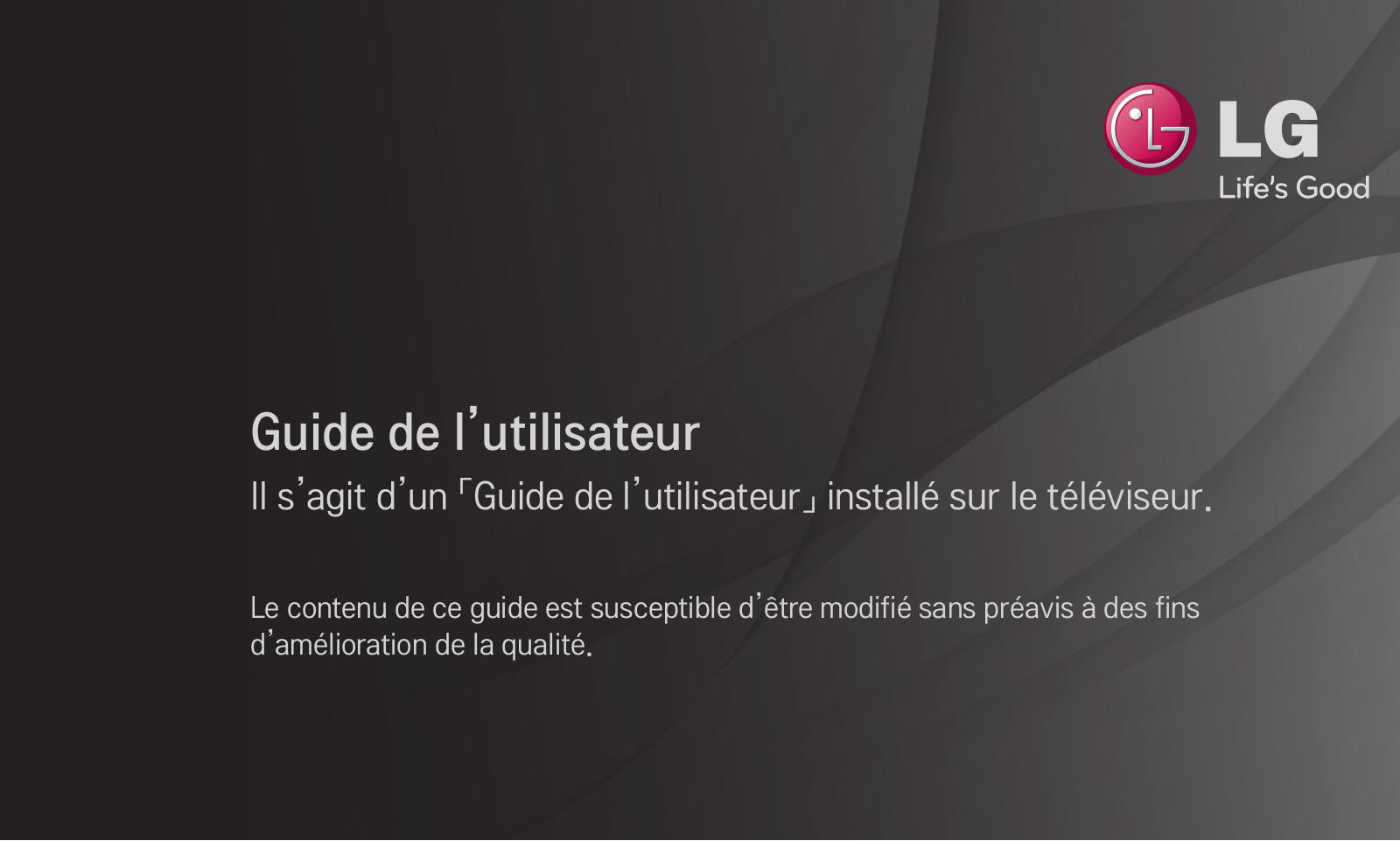 LG 47CM565 User Guide