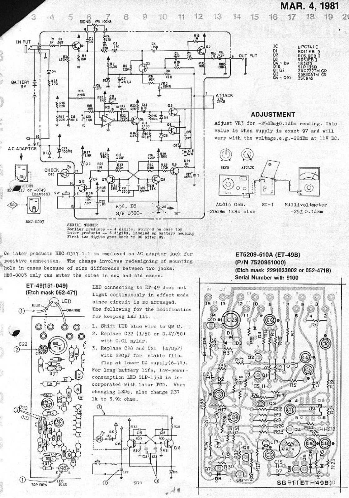 Boss sg1 schematic