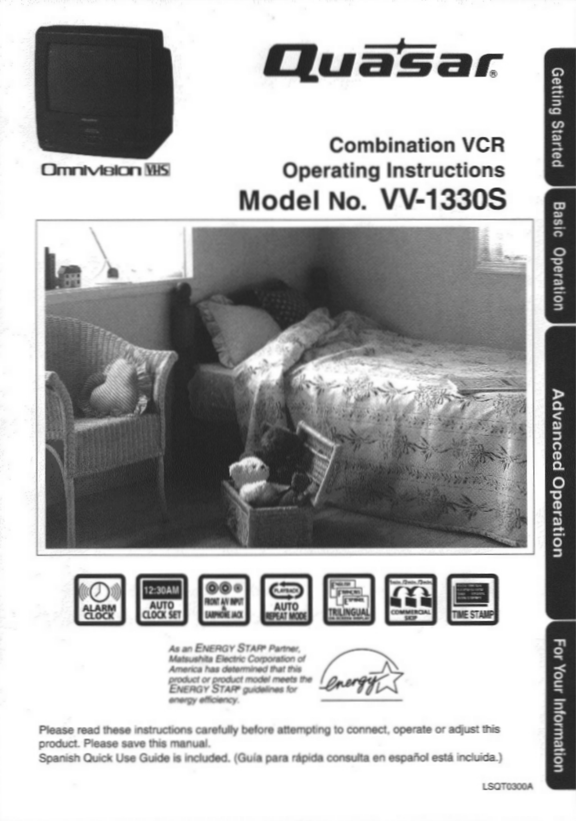 Panasonic VV1330S User Manual