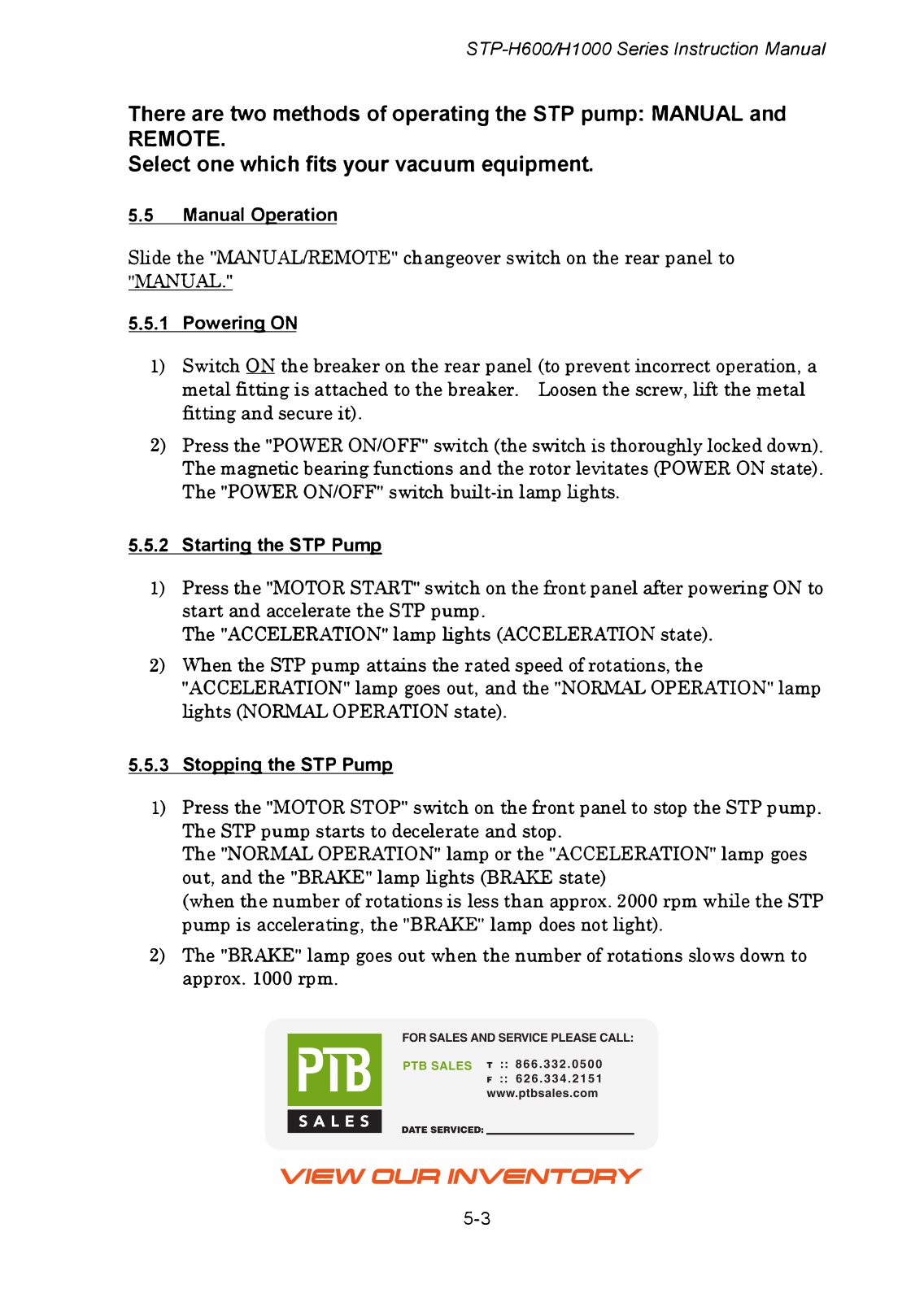 Seiko STP-H1000, STP-H600 Series Instruction Manual