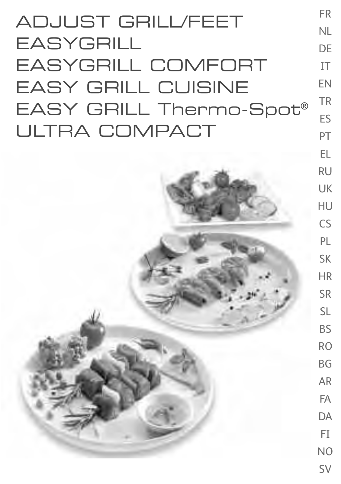 TEFAL EASY GRILL N PACK THERMO SPOT User Manual