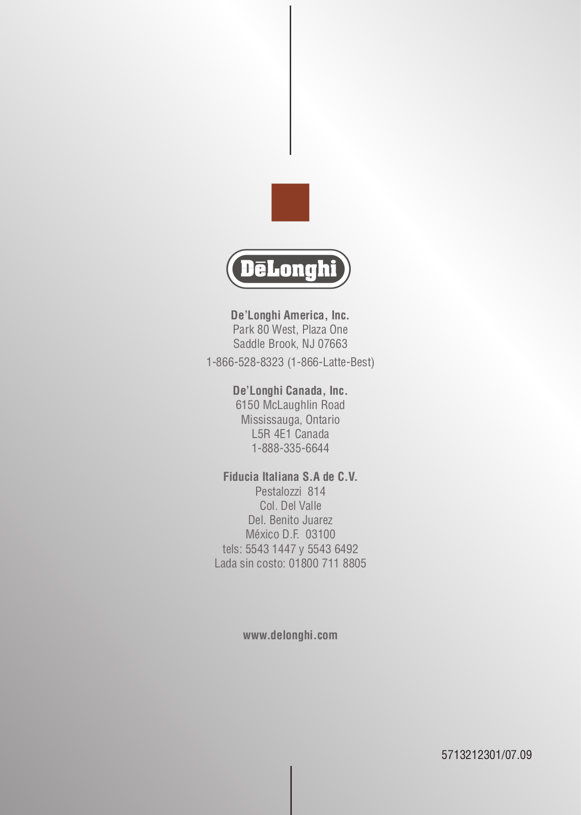 DeLonghi ESAM6700 User Manual 2