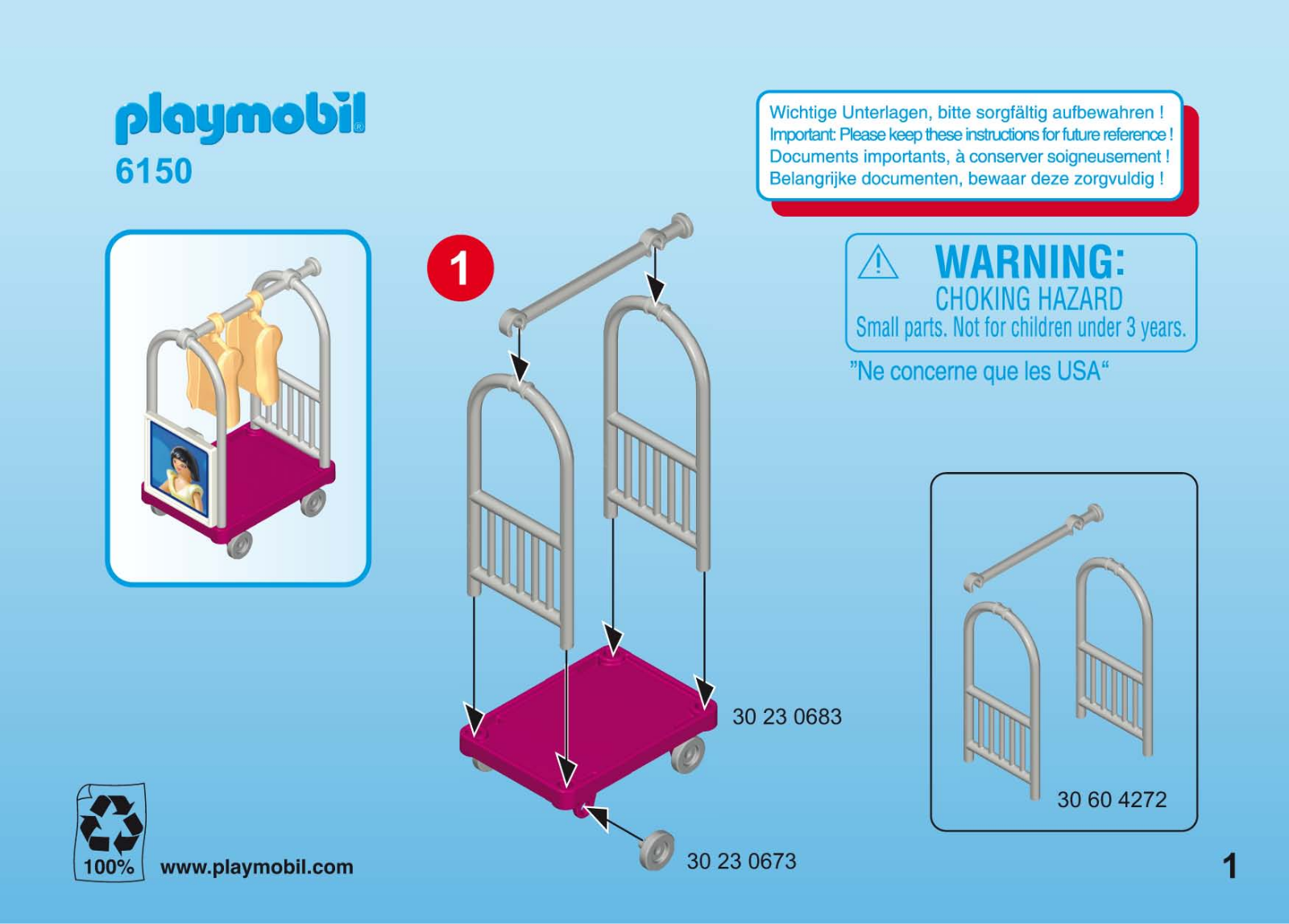 playmobil 6150 Instructions