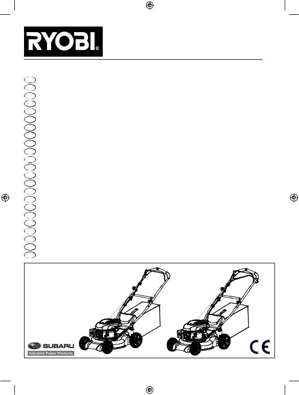 Ryobi RLM5219SM, RLM4617SM, RLM5219SME User Manual