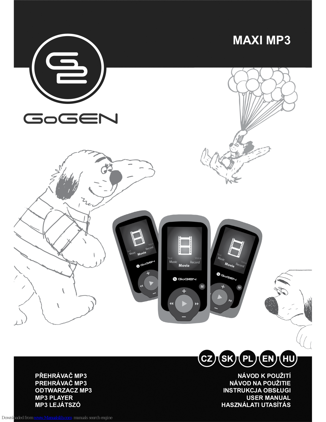 Gogen MAXI MP3 User Manual