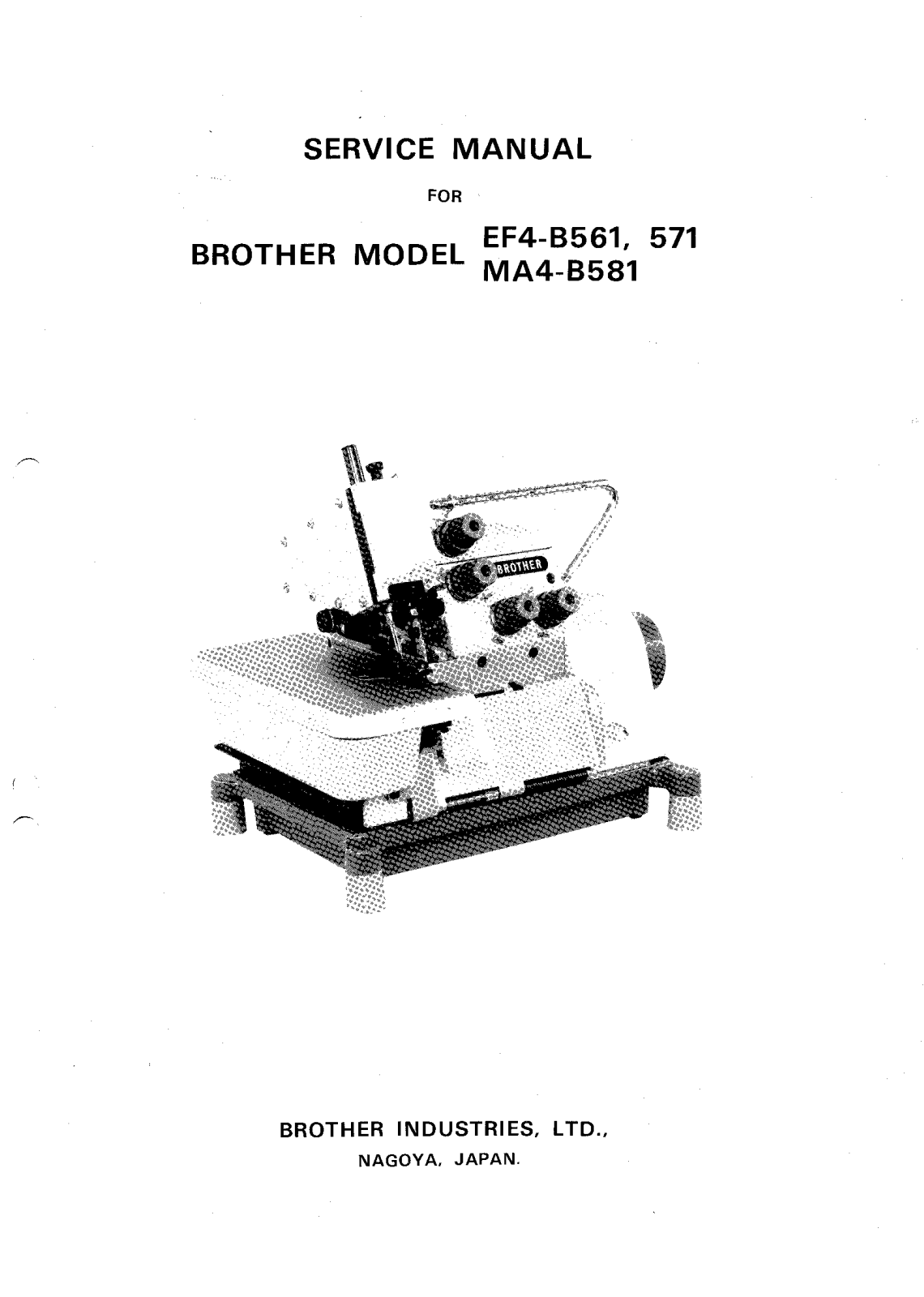Brother EF4-B571, MA4-B581 User Manual