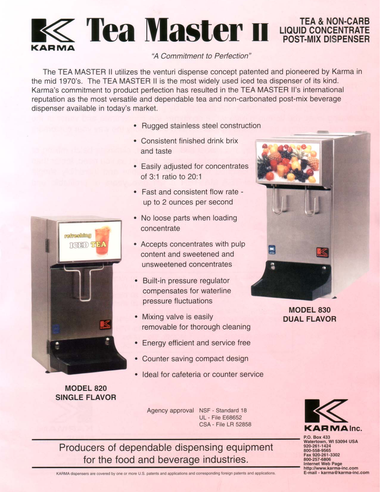 Karma Tea Master II User Manual