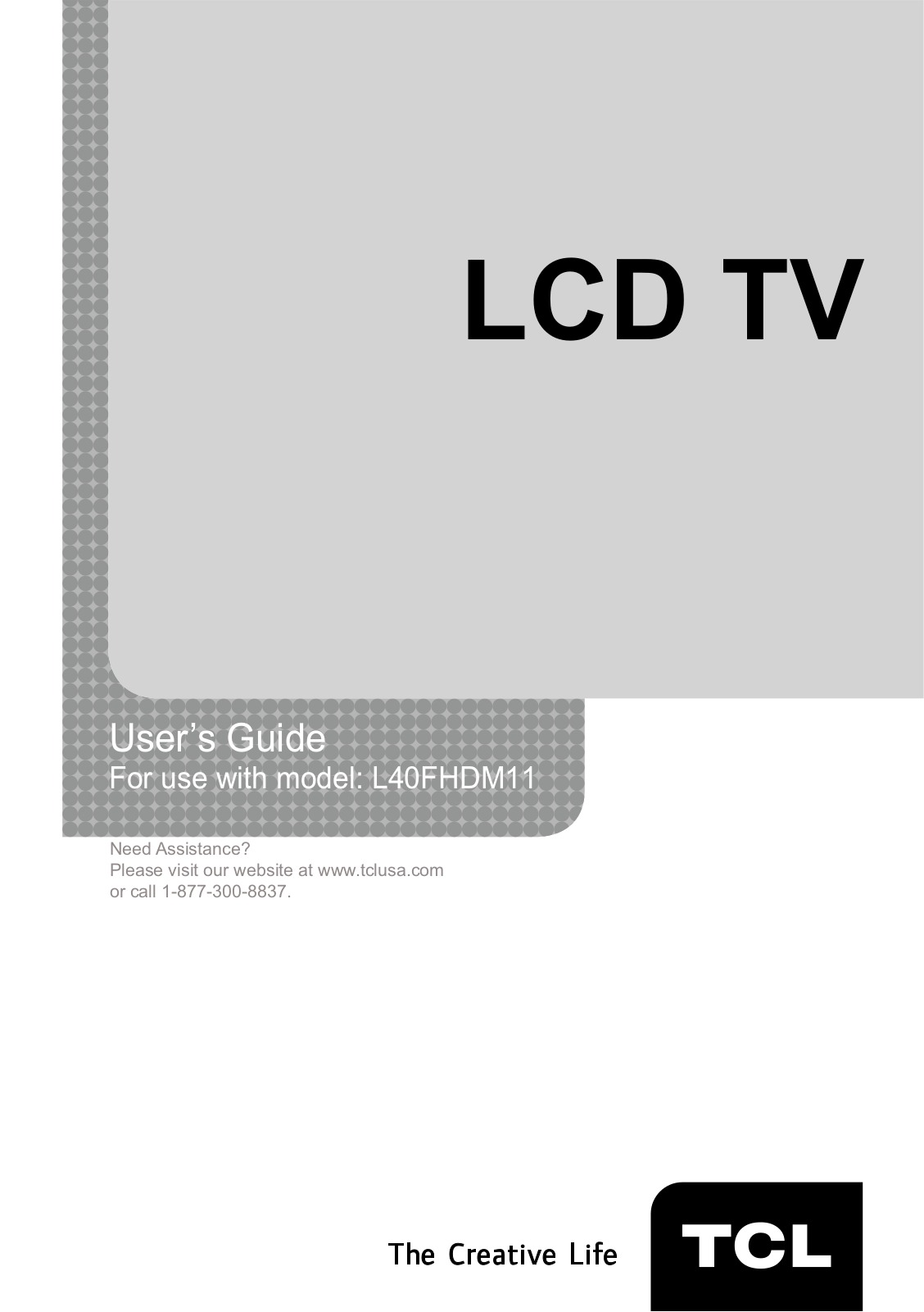 TCL L40FHDM11 User Manual