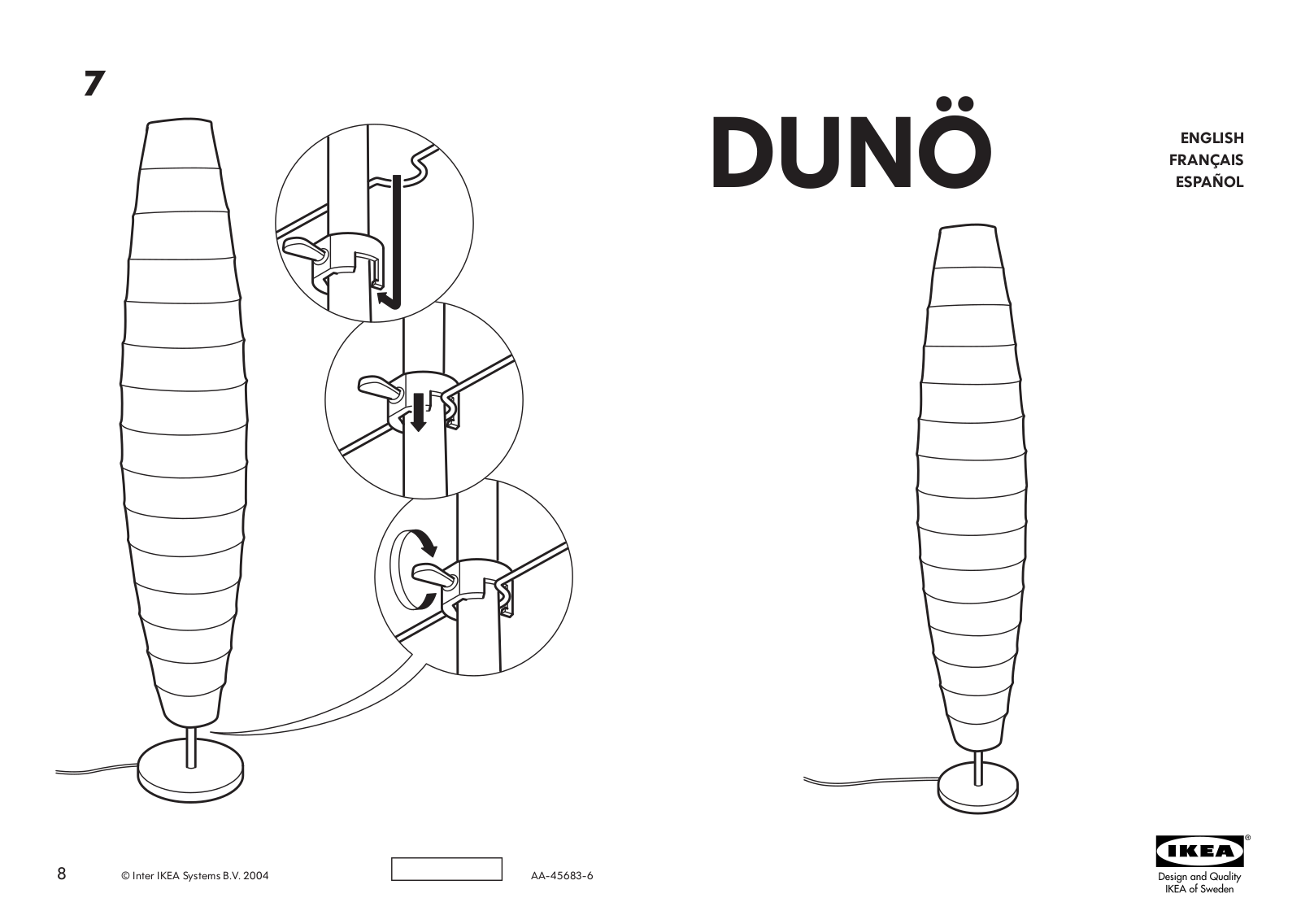 IKEA AA-45683-6 User Manual