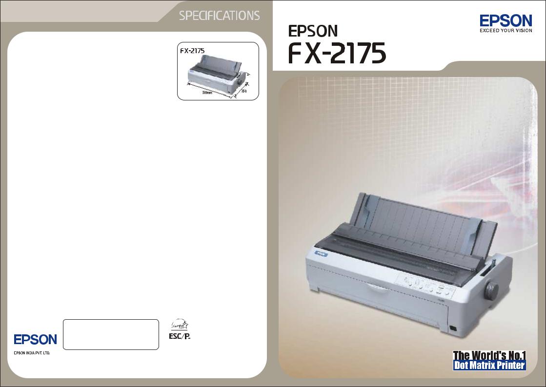Epson FX-2175 User Manual
