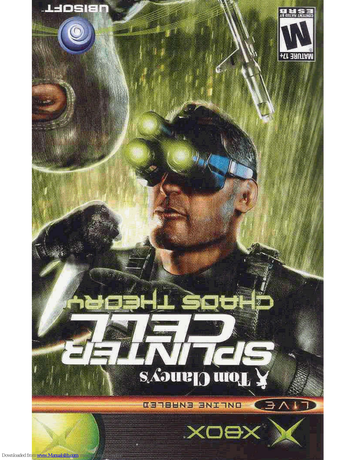 ubisoft SPLINTER CELL-CHAOS THEORY User Manual - ManualMachine.com