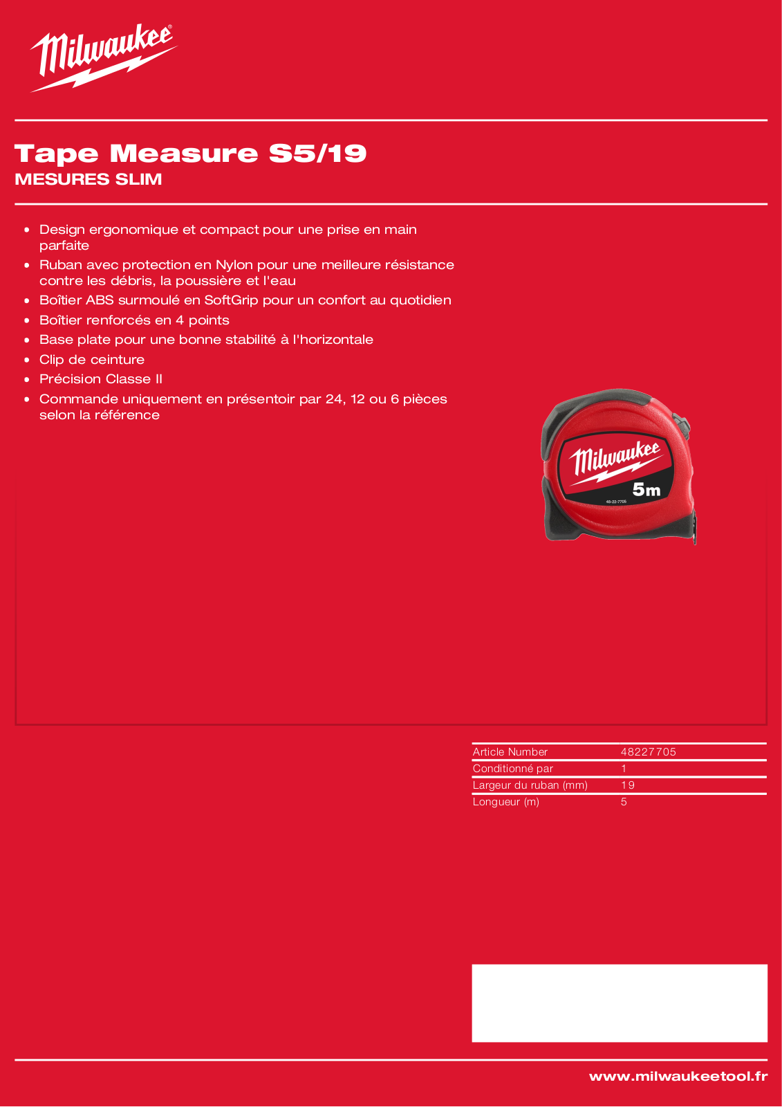 Milwaukee 48227705 Specification - ManualMachine.com
