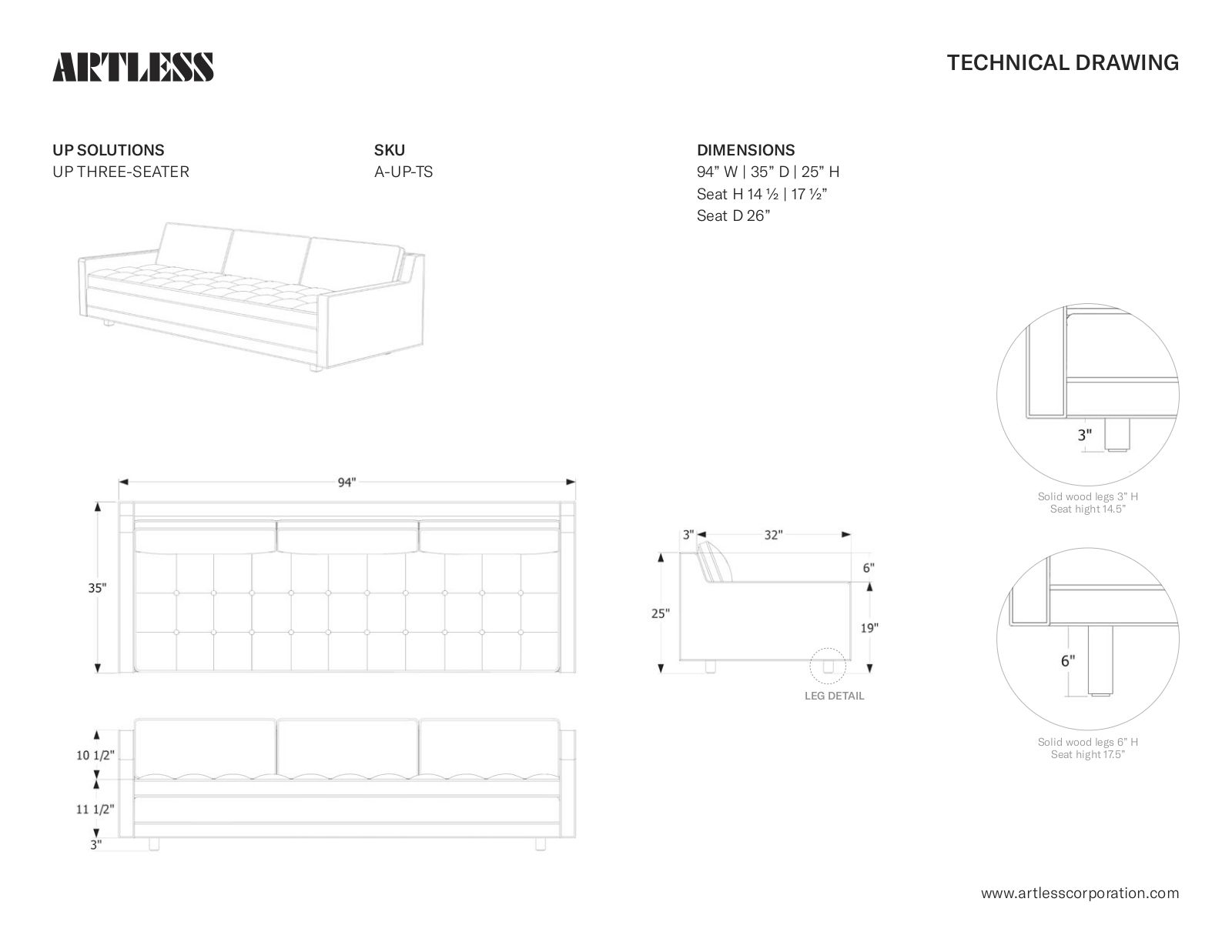 ARTLESS LYS1326 Dimensions - ManualMachine.com