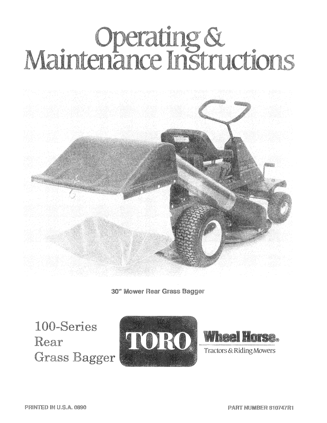 Toro 37-06BA04 Operator's Manual