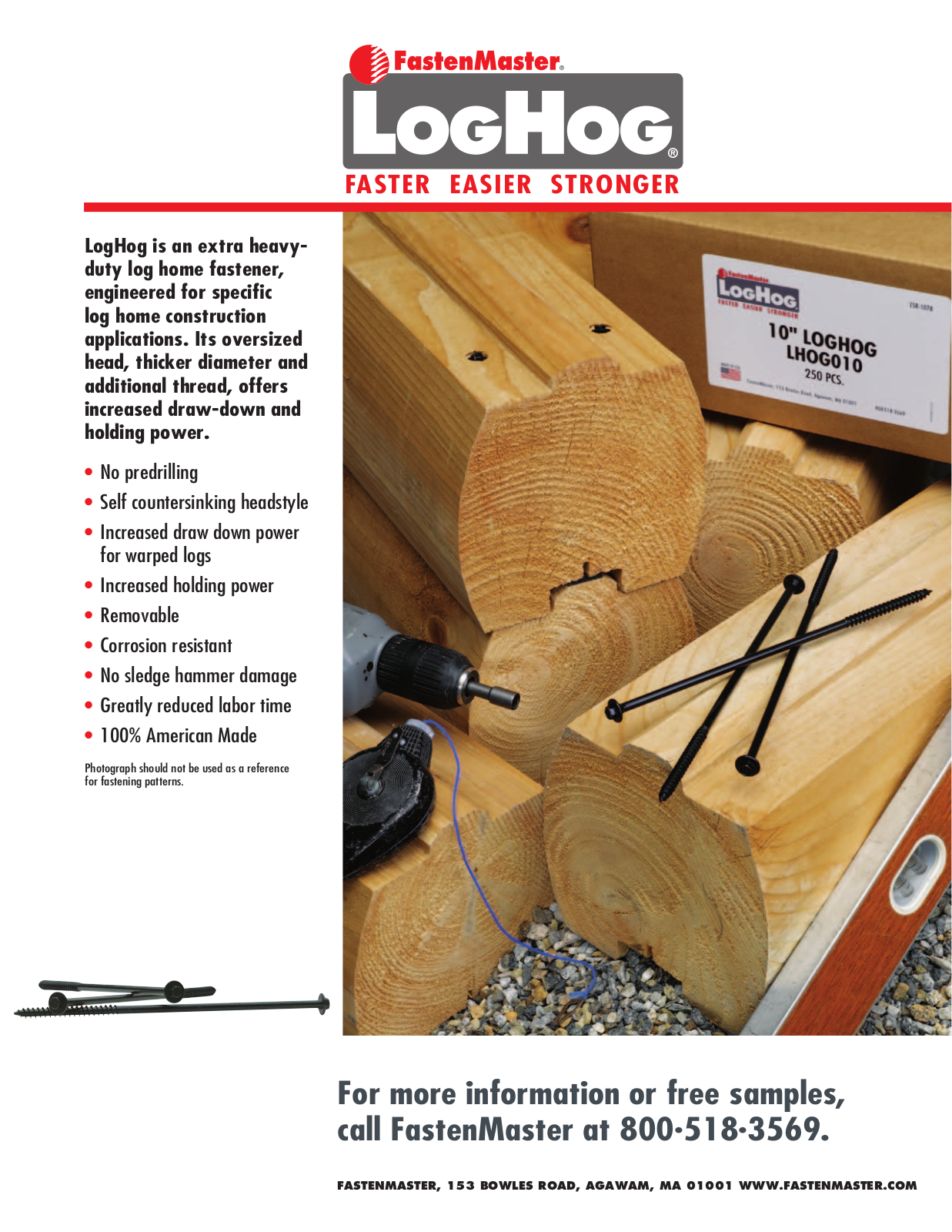 FastenMaster LogHog User Manual