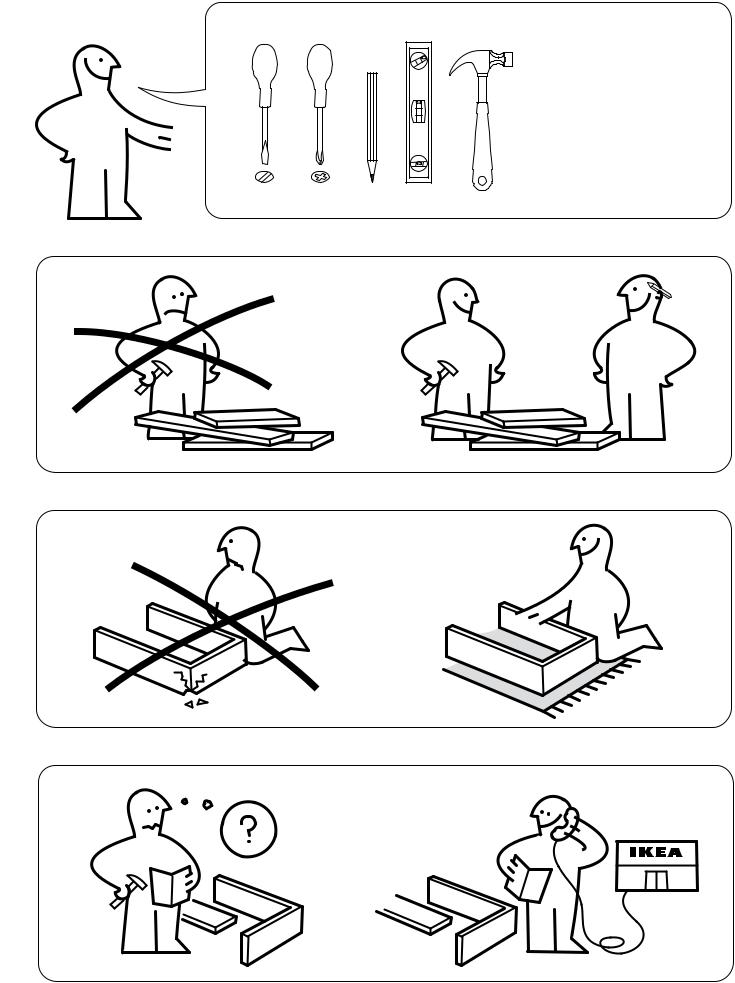 Ikea S49133616, S59030590, S69017475, S79030589, S89123088 Assembly instructions