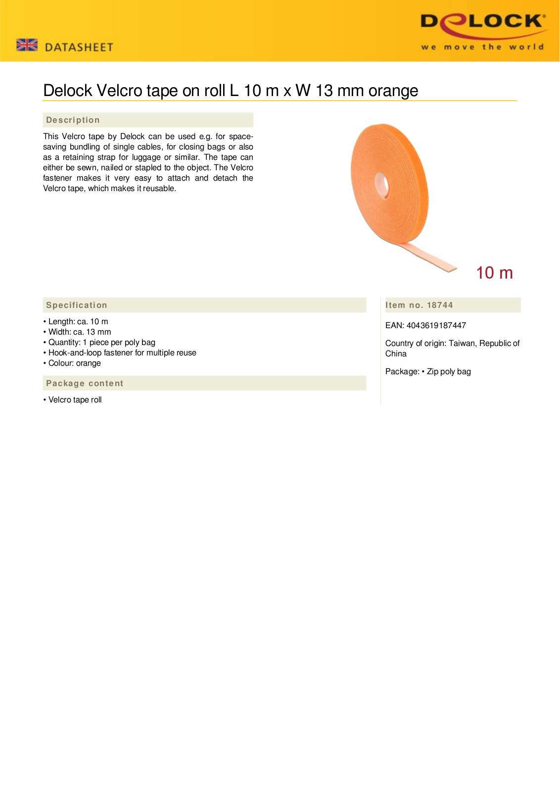 DELOCK 18744 Datasheet - ManualMachine.com