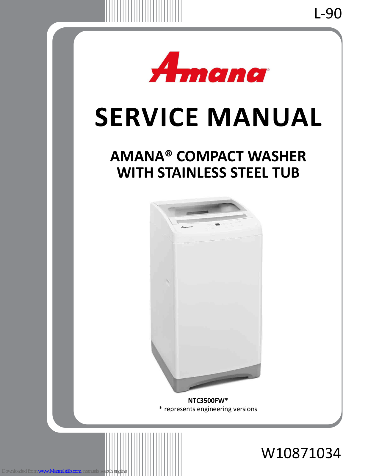 Amana L-90 Service Manual