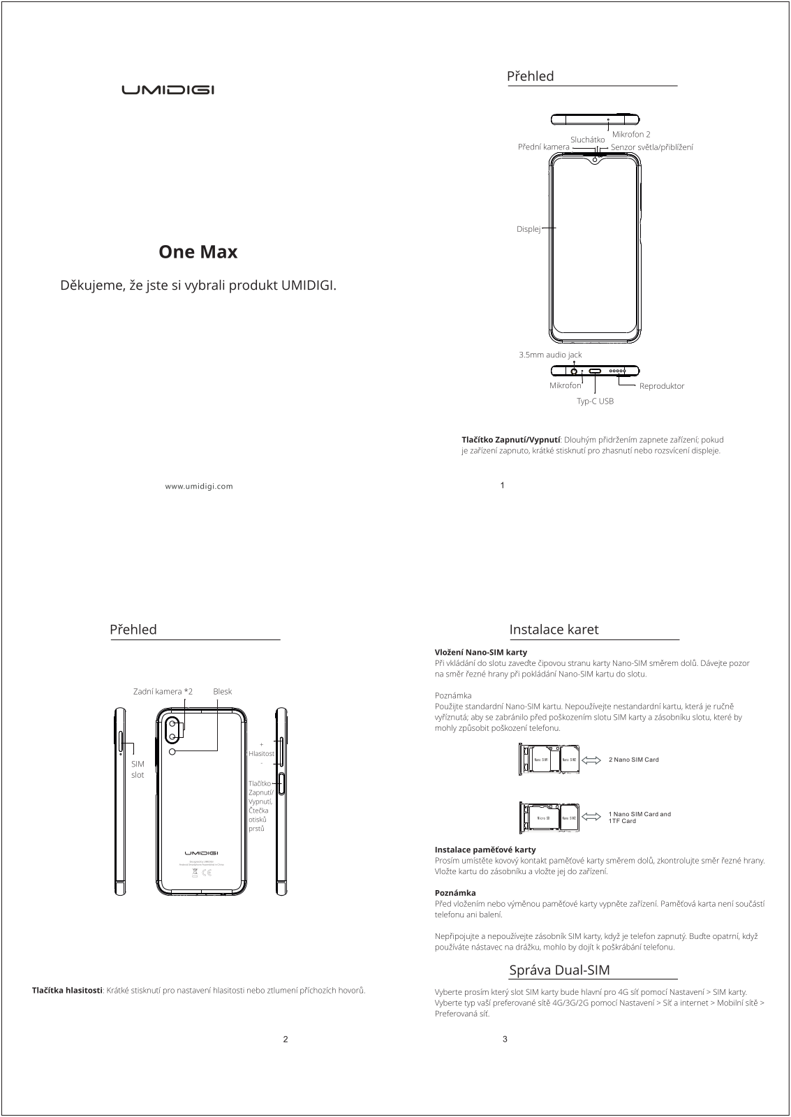 UMIDIGI One Max User Manual