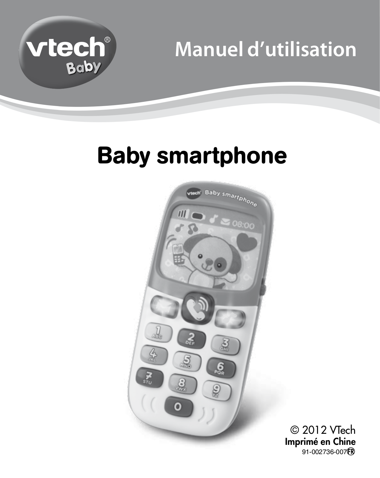 VTECH Baby Smartphone Instruction Manual