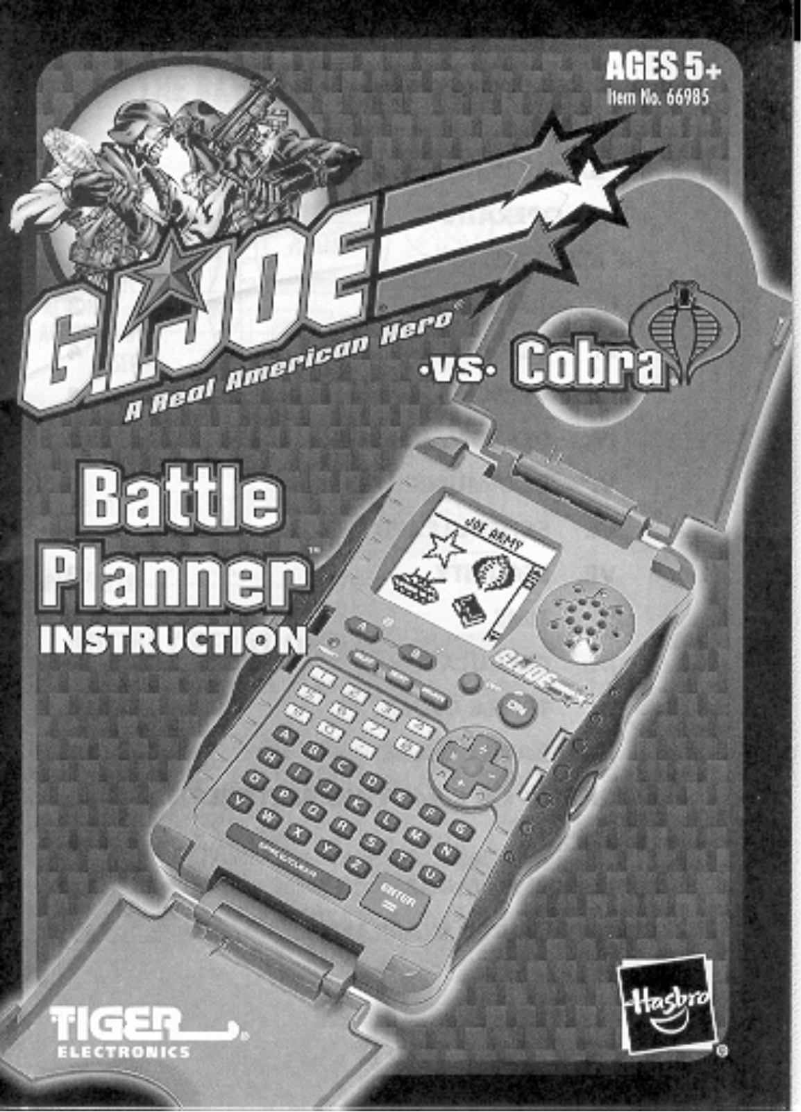 HASBRO GI JOE vs Cobra - Battle Planner User Manual