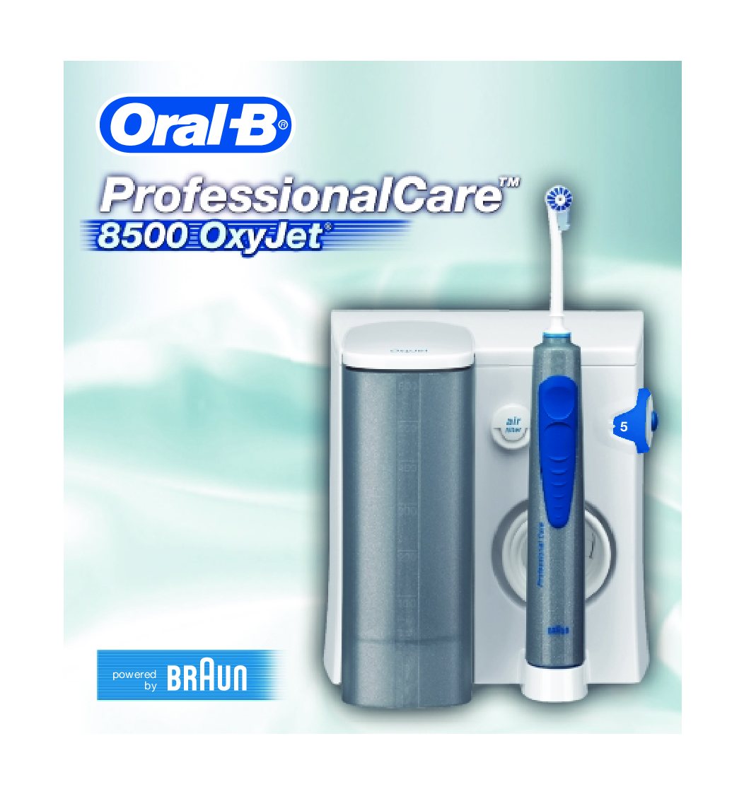 Braun Oral-B 8500 OxyJet User Manual