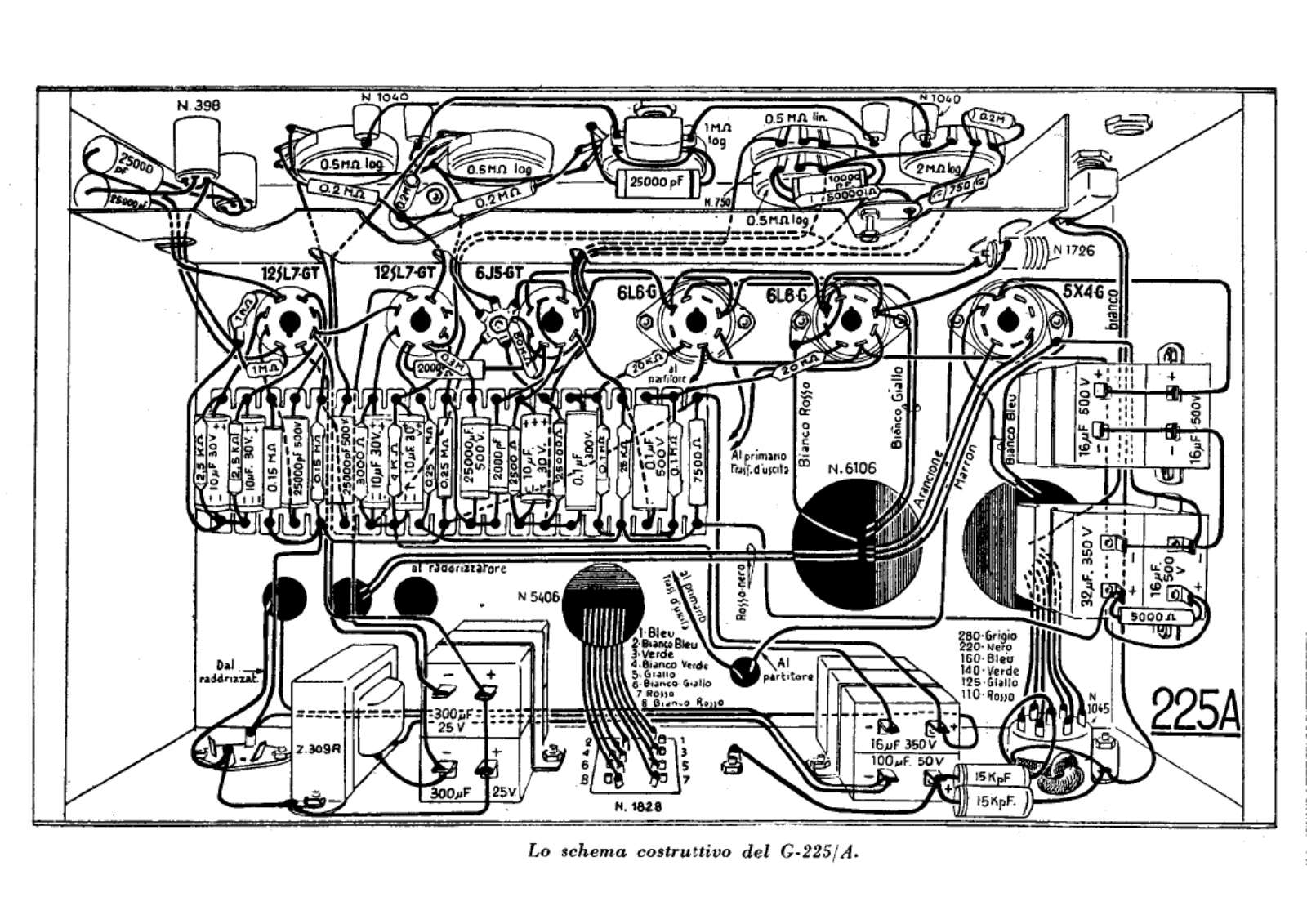 Geloso G225A Schematic