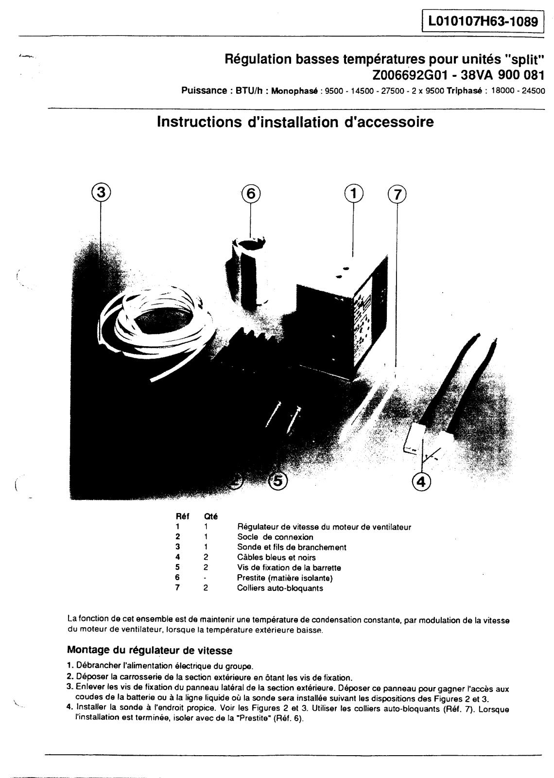 Carrier 38QAFACC User Manual