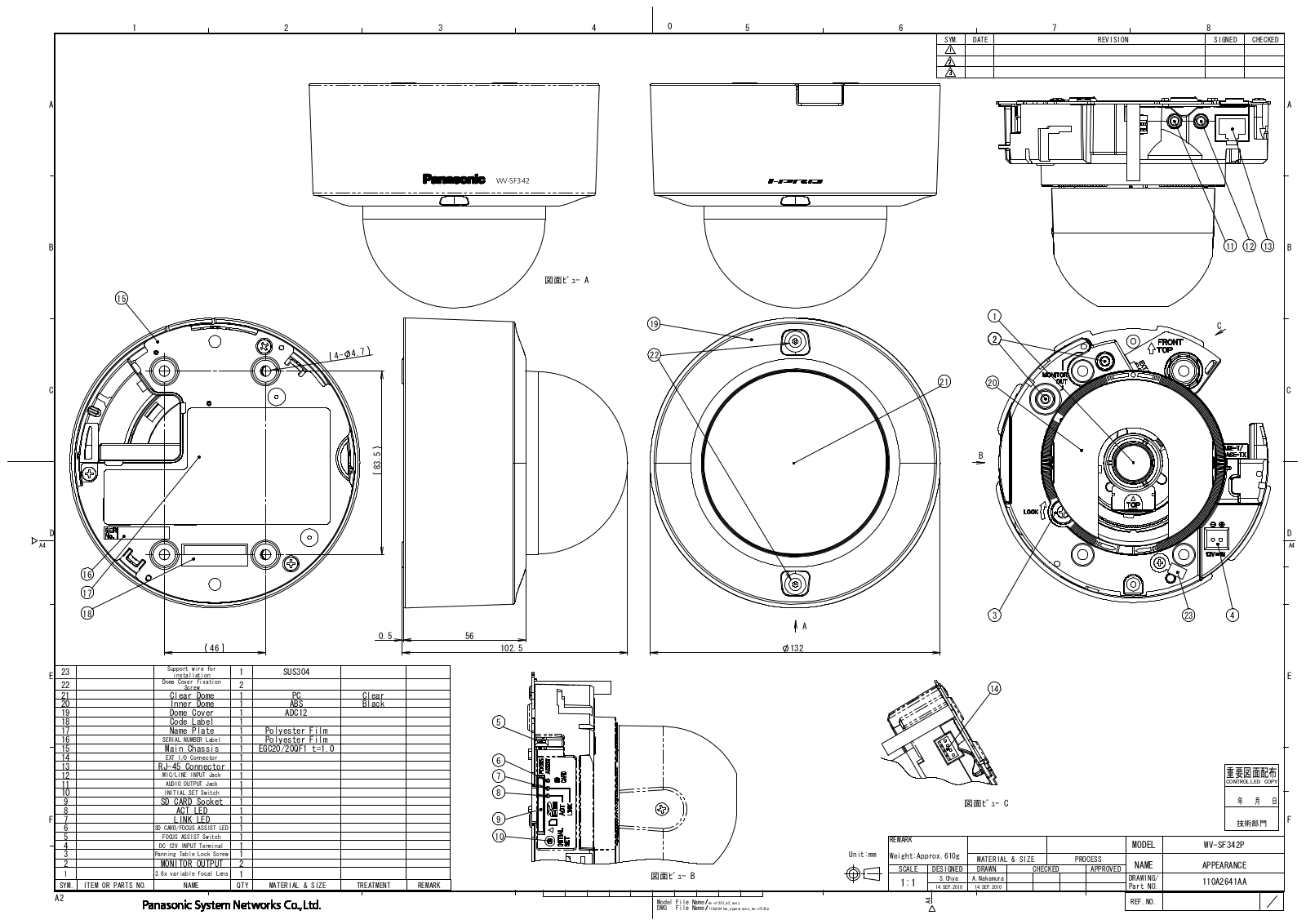 Panasonic WV-SF342 User Manual