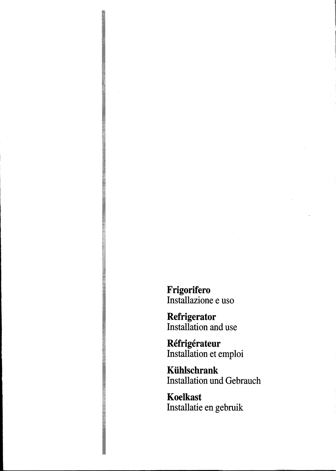 Smeg FR155WE/1, FR155SE/1 User Manual