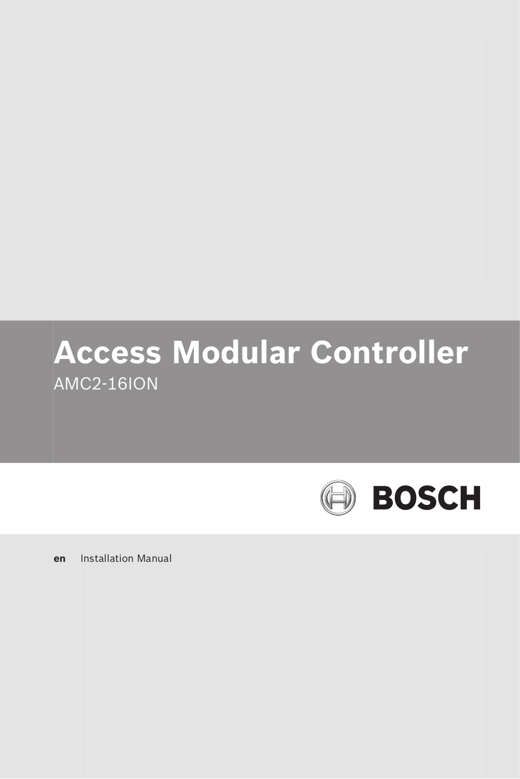 Bosch API-AMC2-16ION User Manual