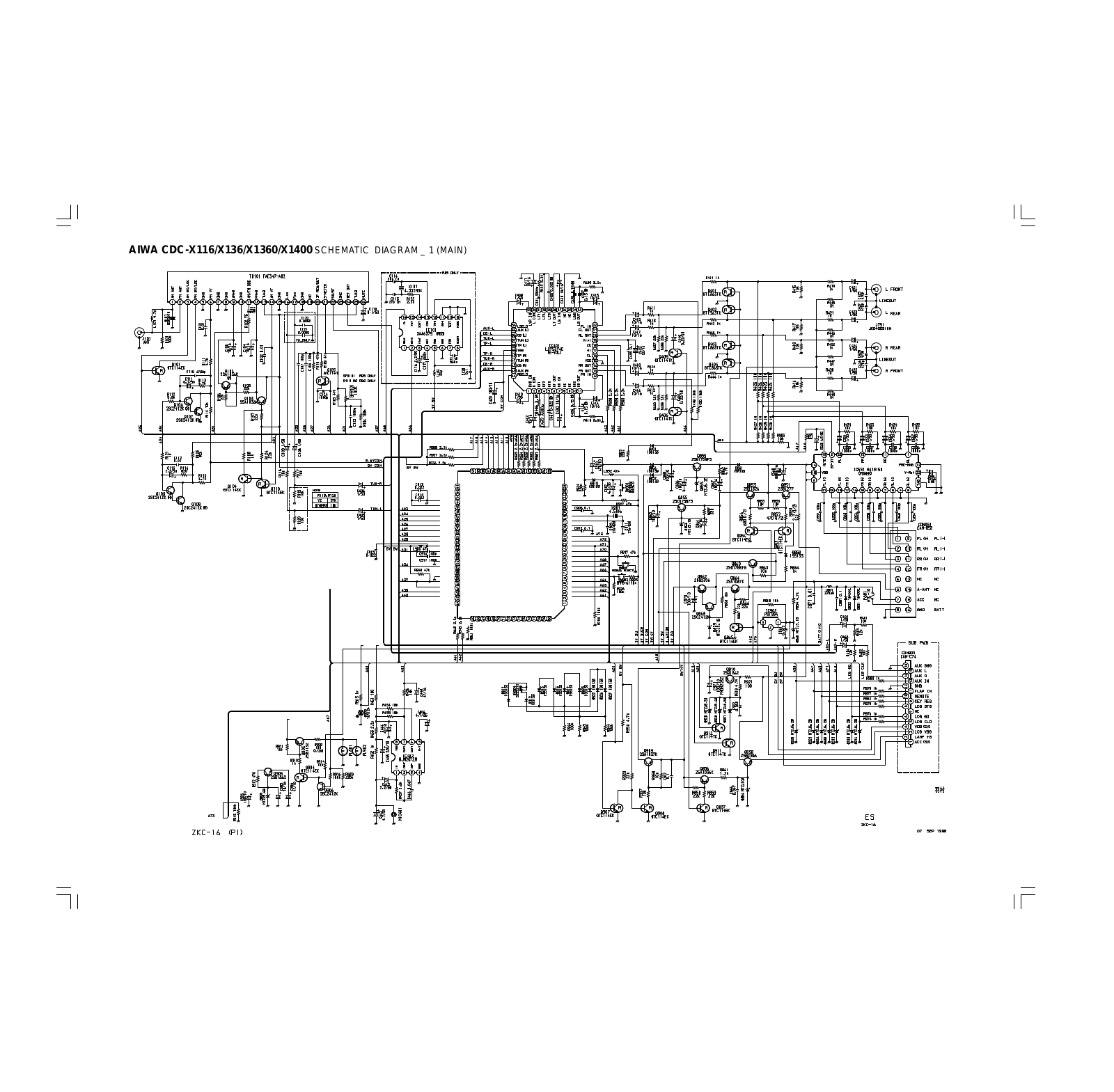 Aiwa CDC-X1400, CDC-X1360, CDC-X136 Service Manual