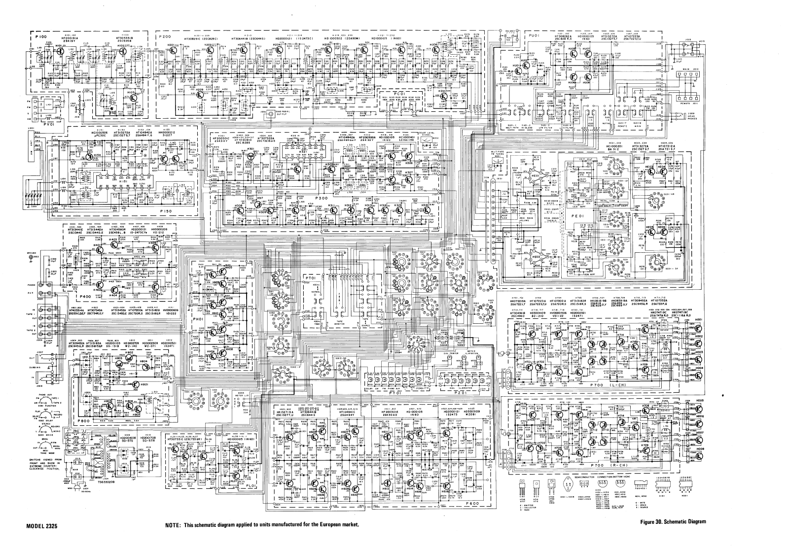 Marantz 2325-Euro Schematic