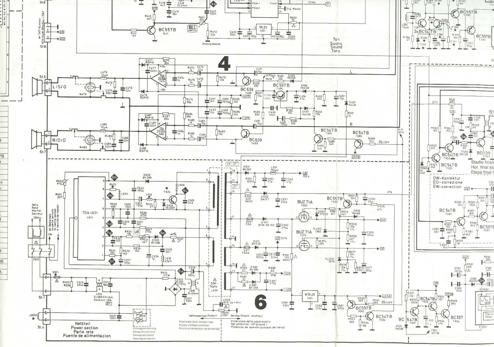 Loewe C9001, C9002 Schematic