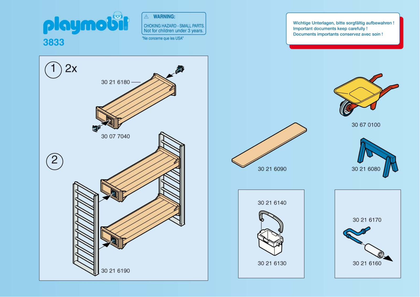 Playmobil 3833 Instructions