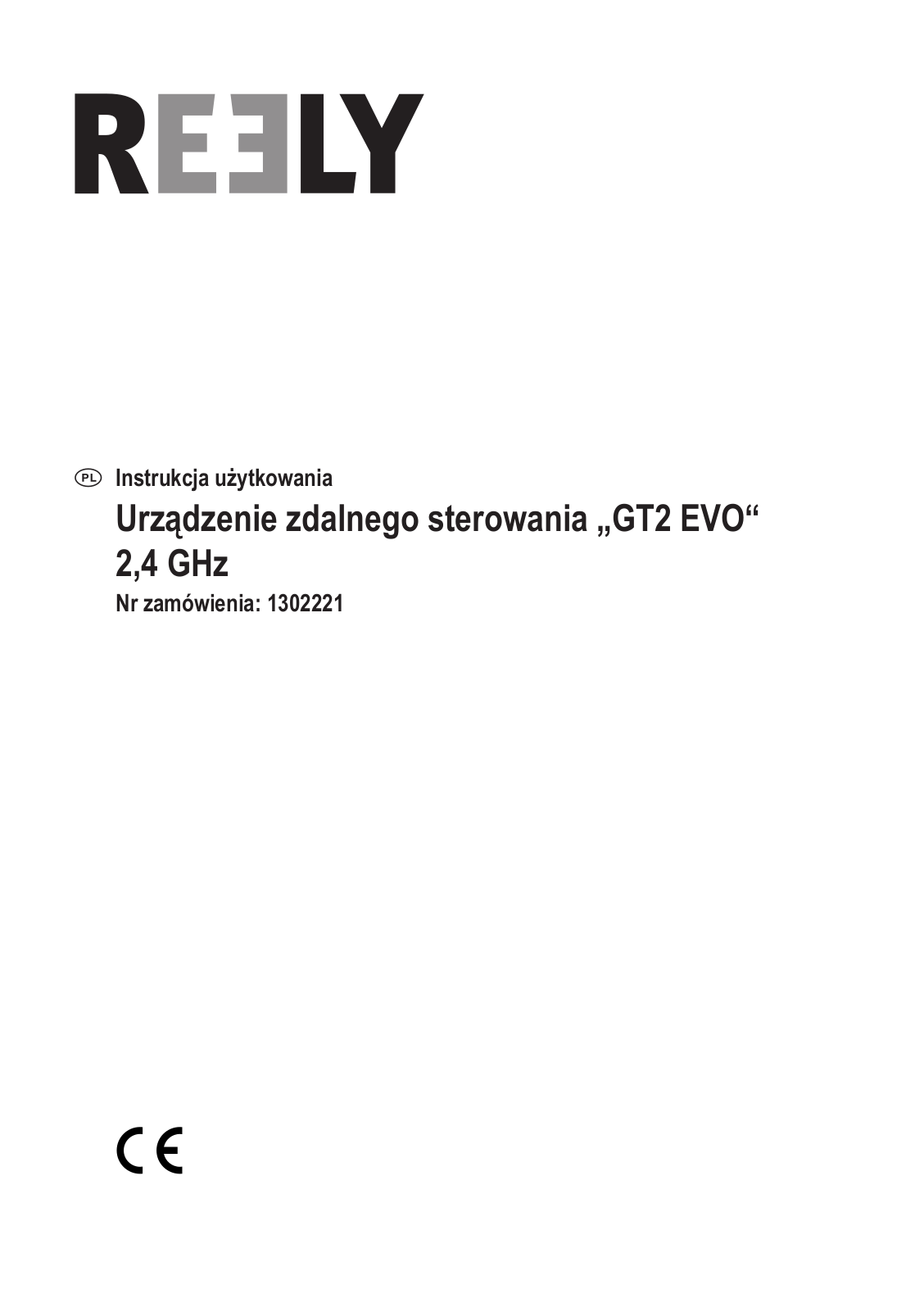 Reely GT2 EVO User guide