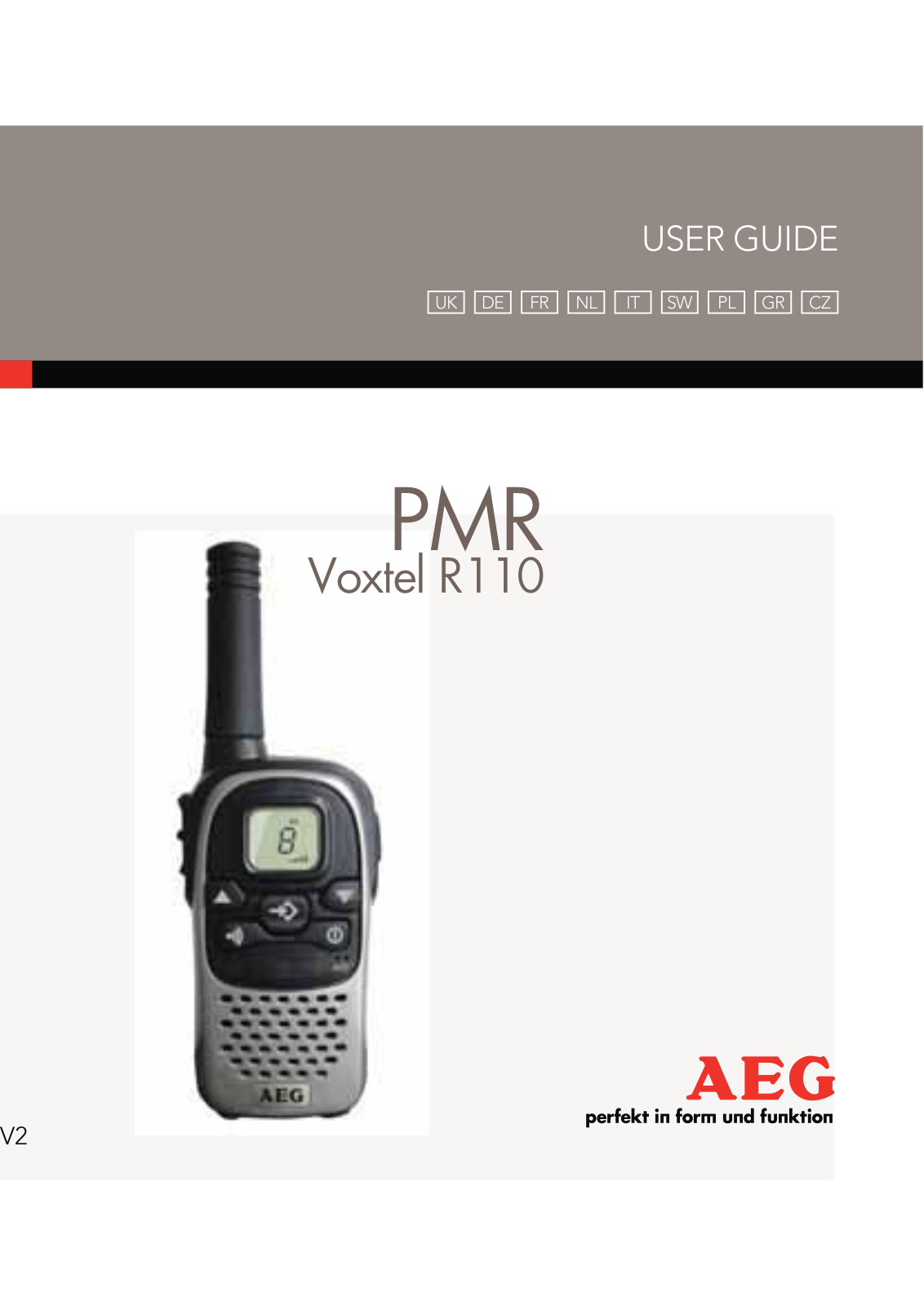 AEG Voxtel R110 User Manual