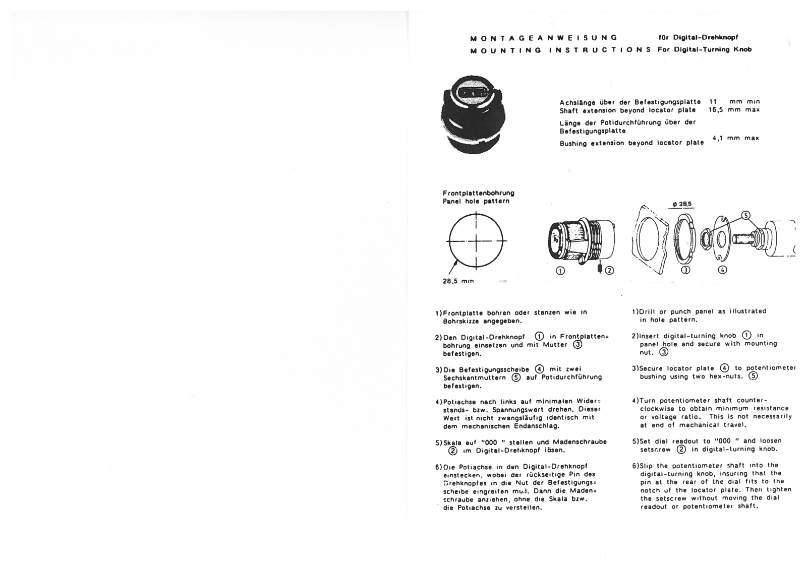 Mentor 6622.1000 User guide