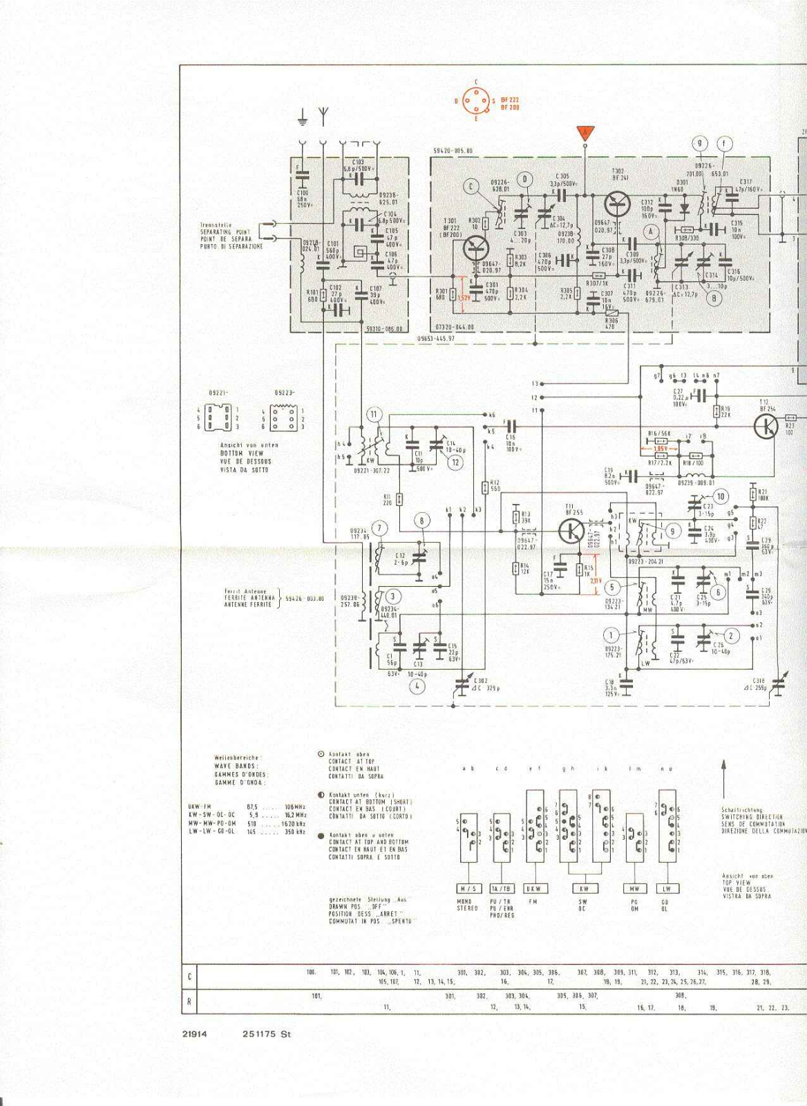 Grundig Studio-1550 Schematic