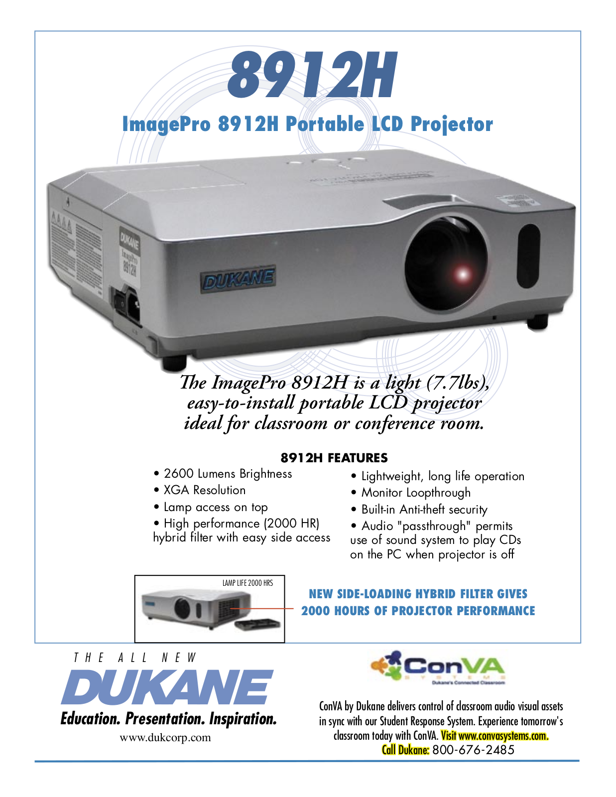 Dukane 8912H Product Sheet