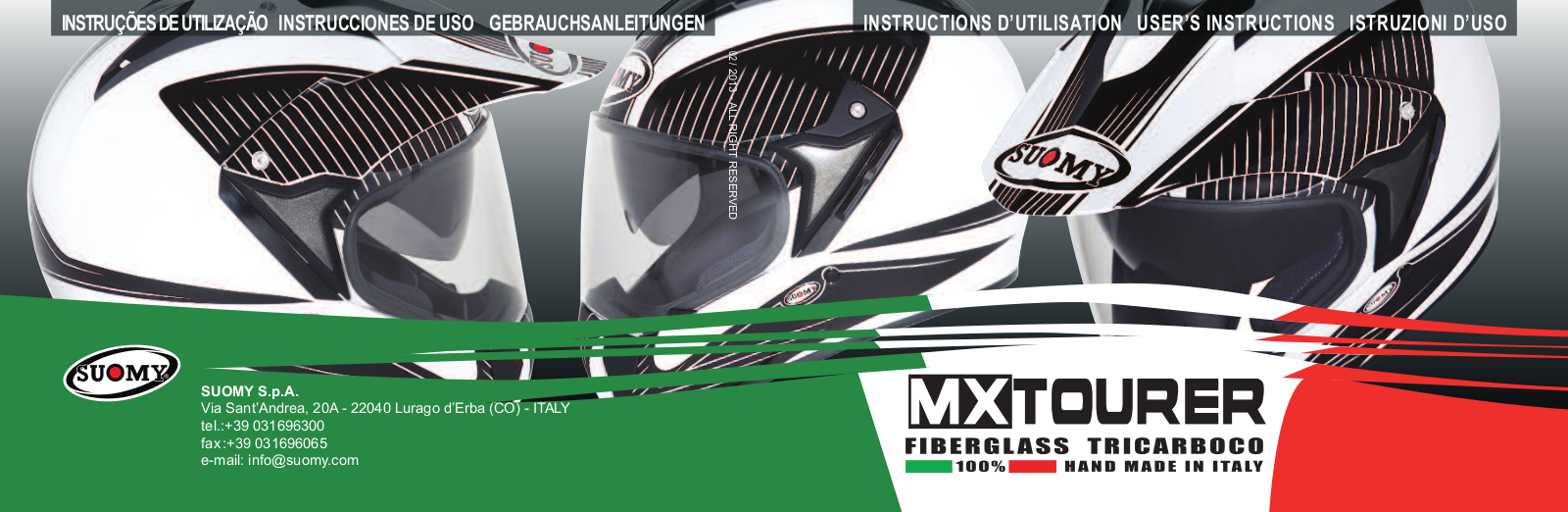 SUOMY MX Tourer User Manual - ManualMachine.com